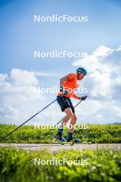 06.06.2024, Lavaze, Italy (ITA): Viktor Brandt (SWE) - Biathlon summer training, Lavaze (ITA). www.nordicfocus.com. © Barbieri/NordicFocus. Every downloaded picture is fee-liable.