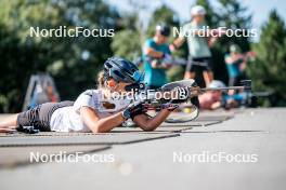 17.08.2024, Font-Romeu, France (FRA): Lou-Anne Dupont Ballet-Baz (FRA) - Biathlon summer training, Font-Romeu (FRA). www.nordicfocus.com. © Authamayou/NordicFocus. Every downloaded picture is fee-liable.