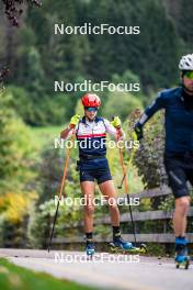 30.09.2024, Lavaze, Italy (ITA): Lisa Vittozzi (ITA) - Biathlon summer training, Lavaze (ITA). www.nordicfocus.com. © Barbieri/NordicFocus. Every downloaded picture is fee-liable.