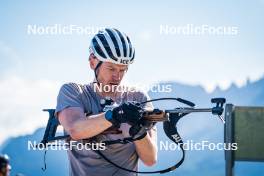 27.06.2024, Lavaze, Italy (ITA): Sivert Guttorm Bakken (NOR) - Biathlon summer training, Lavaze (ITA). www.nordicfocus.com. © Barbieri/NordicFocus. Every downloaded picture is fee-liable.