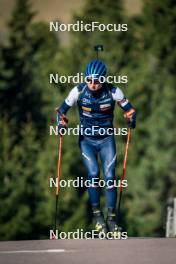 29.09.2024, Lavaze, Italy (ITA): Lukas Hofer (ITA) - Biathlon summer training, Lavaze (ITA). www.nordicfocus.com. © Barbieri/NordicFocus. Every downloaded picture is fee-liable.