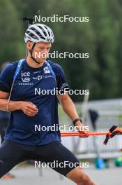 04.09.2024, Lenzerheide, Switzerland (SUI): Endre Stroemsheim (NOR) - Biathlon summer training, Lenzerheide (SUI). www.nordicfocus.com. © Manzoni/NordicFocus. Every downloaded picture is fee-liable.