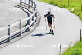 06.08.2024, Lenzerheide, Switzerland (SUI): Gion Stalder (SUI) - Biathlon summer training, Lenzerheide (SUI). www.nordicfocus.com. © Manzoni/NordicFocus. Every downloaded picture is fee-liable.