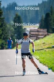 31.07.2024, Lavaze, Italy (ITA): Antonin Guigonnat (FRA) - Biathlon summer training, Lavaze (ITA). www.nordicfocus.com. © Barbieri/NordicFocus. Every downloaded picture is fee-liable.