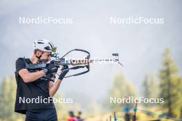 29.08.2024, Bessans, France (FRA): Eric Perrot - Biathlon summer training, Bessans (FRA). www.nordicfocus.com. © Authamayou/NordicFocus. Every downloaded picture is fee-liable.