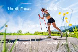 28.06.2024, Lavaze, Italy (ITA): Karoline Offigstad  Knotten (NOR) - Biathlon summer training, Lavaze (ITA). www.nordicfocus.com. © Barbieri/NordicFocus. Every downloaded picture is fee-liable.