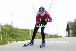 16.09.2024, Lenzerheide, Switzerland (SUI): Leonie Jeannier (FRA) - Biathlon summer training, Lenzerheide (SUI). www.nordicfocus.com. © Manzoni/NordicFocus. Every downloaded picture is fee-liable.