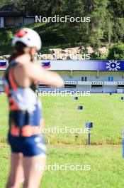 15.07.2024, Lenzerheide, Switzerland (SUI): Deedra Irwin (USA) - Biathlon summer training, Lenzerheide (SUI). www.nordicfocus.com. © Manzoni/NordicFocus. Every downloaded picture is fee-liable.