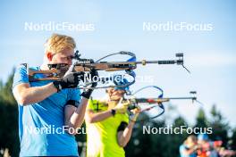 02.09.2024, Font-Romeu, France (FRA): Emil Nykvist (SWE) - Biathlon summer training, Font-Romeu (FRA). www.nordicfocus.com. © Authamayou/NordicFocus. Every downloaded picture is fee-liable.