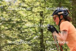 11.06.2024, Premanon, France (FRA): Lou Jeanmonnot (FRA) - Biathlon summer training, Premanon (FRA). www.nordicfocus.com. © Manzoni/NordicFocus. Every downloaded picture is fee-liable.