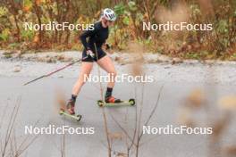 13.10.2024, Ramsau am Dachstein, Austria (AUT): Amy Baserga (SUI) - Biathlon summer training, Ramsau am Dachstein (AUT). www.nordicfocus.com. © Manzoni/NordicFocus. Every downloaded picture is fee-liable.