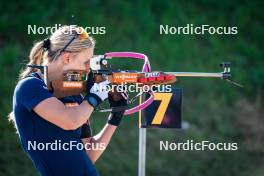 31.07.2024, Lavaze, Italy (ITA): Anna Gandler (AUT) - Biathlon summer training, Lavaze (ITA). www.nordicfocus.com. © Barbieri/NordicFocus. Every downloaded picture is fee-liable.