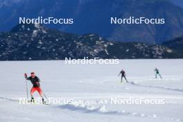 14.10.2024, Ramsau am Dachstein, Austria (AUT): Joscha Burkhalter (SUI) - Biathlon summer training, Dachsteinglacier, Ramsau am Dachstein (AUT). www.nordicfocus.com. © Manzoni/NordicFocus. Every downloaded picture is fee-liable.