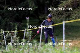 10.09.2024, Lenzerheide, Switzerland (SUI): Arnaud Du Pasquier (SUI) - Biathlon summer training, Lenzerheide (SUI). www.nordicfocus.com. © Manzoni/NordicFocus. Every downloaded picture is fee-liable.