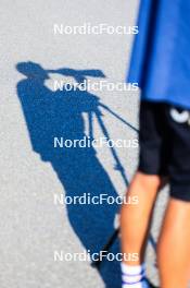 18.07.2024, Lenzerheide, Switzerland (SUI): Emil Bormetti (ITA), Coach Team USA - Biathlon summer training, Lenzerheide (SUI). www.nordicfocus.com. © Manzoni/NordicFocus. Every downloaded picture is fee-liable.