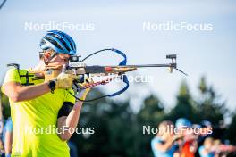 02.09.2024, Font-Romeu, France (FRA): Martin Ponsiluoma (SWE) - Biathlon summer training, Font-Romeu (FRA). www.nordicfocus.com. © Authamayou/NordicFocus. Every downloaded picture is fee-liable.