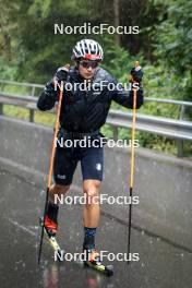 26.08.2024, Martell, Italy (ITA): Tommaso Giacomel (ITA) - Biathlon summer training, Martell (ITA). www.nordicfocus.com. © Vanzetta/NordicFocus. Every downloaded picture is fee-liable.