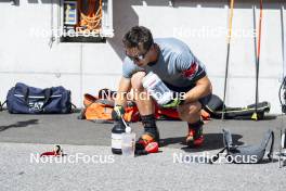 27.08.2024, Martell, Italy (ITA): Bionaz Didier (ITA) - Biathlon summer training, Martell (ITA). www.nordicfocus.com. © Vanzetta/NordicFocus. Every downloaded picture is fee-liable.