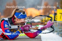 09.11.2024, Bessans, France (FRA): Justine Braisaz-Bouchet (FRA) - Biathlon summer training, Bessans (FRA). www.nordicfocus.com. © Authamayou/NordicFocus. Every downloaded picture is fee-liable.