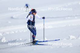 14.10.2024, Ramsau am Dachstein, Austria (AUT): Gilonne Guigonnat (FRA) - Biathlon summer training, Dachsteinglacier, Ramsau am Dachstein (AUT). www.nordicfocus.com. © Manzoni/NordicFocus. Every downloaded picture is fee-liable.