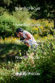 17.08.2024, Font-Romeu, France (FRA): Antonin Guy (FRA) - Biathlon summer training, Font-Romeu (FRA). www.nordicfocus.com. © Authamayou/NordicFocus. Every downloaded picture is fee-liable.