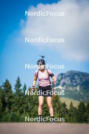 06.08.2024, Lavaze, Italy (ITA): Anna Juppe (AUT) - Biathlon summer training, Lavaze (ITA). www.nordicfocus.com. © Barbieri/NordicFocus. Every downloaded picture is fee-liable.