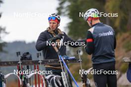 13.10.2024, Ramsau am Dachstein, Austria (AUT): Kein Einaste (EST), coach Team Switzerland - Biathlon summer training, Ramsau am Dachstein (AUT). www.nordicfocus.com. © Manzoni/NordicFocus. Every downloaded picture is fee-liable.