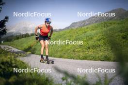 19.06.2024, Lavaze, Italy (ITA): Dorothea Wierer (ITA) - Biathlon summer training, Lavaze (ITA). www.nordicfocus.com. © Vanzetta/NordicFocus. Every downloaded picture is fee-liable.