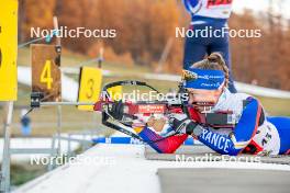 09.11.2024, Bessans, France (FRA): Jeanne Richard (FRA) - Biathlon summer training, Bessans (FRA). www.nordicfocus.com. © Authamayou/NordicFocus. Every downloaded picture is fee-liable.