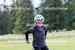 16.09.2024, Lenzerheide, Switzerland (SUI): Anaelle Bondoux (FRA) - Biathlon summer training, Lenzerheide (SUI). www.nordicfocus.com. © Manzoni/NordicFocus. Every downloaded picture is fee-liable.