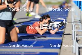 06.08.2024, Lenzerheide, Switzerland (SUI): Aita Gasparin (SUI) - Biathlon summer training, Lenzerheide (SUI). www.nordicfocus.com. © Manzoni/NordicFocus. Every downloaded picture is fee-liable.