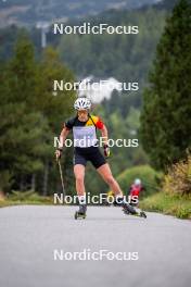 20.09.2024, Font-Romeu, France (FRA): Lotte Lie (BEL) - Biathlon summer training, Font-Romeu (FRA). www.nordicfocus.com. © Authamayou/NordicFocus. Every downloaded picture is fee-liable.