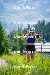 28.06.2024, Lavaze, Italy (ITA): Juni Arnekleiv (NOR) - Biathlon summer training, Lavaze (ITA). www.nordicfocus.com. © Barbieri/NordicFocus. Every downloaded picture is fee-liable.