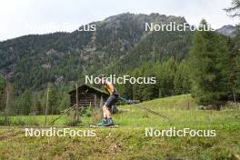 26.08.2024, Martell, Italy (ITA): Elia Zeni (ITA) - Biathlon summer training, Martell (ITA). www.nordicfocus.com. © Vanzetta/NordicFocus. Every downloaded picture is fee-liable.