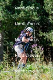 17.08.2024, Font-Romeu, France (FRA): Célia Henaff (FRA) - Biathlon summer training, Font-Romeu (FRA). www.nordicfocus.com. © Authamayou/NordicFocus. Every downloaded picture is fee-liable.