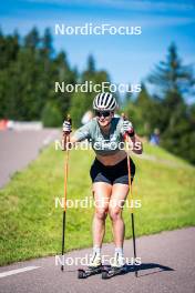 28.06.2024, Lavaze, Italy (ITA): Karoline Offigstad  Knotten (NOR) - Biathlon summer training, Lavaze (ITA). www.nordicfocus.com. © Barbieri/NordicFocus. Every downloaded picture is fee-liable.