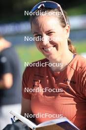 06.08.2024, Lenzerheide, Switzerland (SUI): Lena Haecki-Gross (SUI) - Biathlon summer training, Lenzerheide (SUI). www.nordicfocus.com. © Manzoni/NordicFocus. Every downloaded picture is fee-liable.