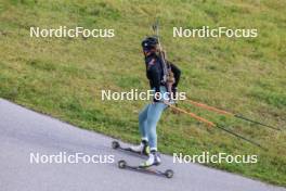 16.09.2024, Lenzerheide, Switzerland (SUI): Oceane Michelon (FRA) - Biathlon summer training, Lenzerheide (SUI). www.nordicfocus.com. © Manzoni/NordicFocus. Every downloaded picture is fee-liable.