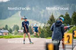 15.06.2024, Lavaze, Italy (ITA): Jesper Nelin (SWE) - Biathlon summer training, Lavaze (ITA). www.nordicfocus.com. © Barbieri/NordicFocus. Every downloaded picture is fee-liable.