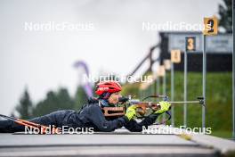 27.09.2024, Lavaze, Italy (ITA): Lisa Vittozzi (ITA) - Biathlon summer training, Lavaze (ITA). www.nordicfocus.com. © Barbieri/NordicFocus. Every downloaded picture is fee-liable.