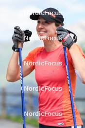 15.07.2024, Lenzerheide, Switzerland (SUI): Deedra Irwin (USA) - Biathlon summer training, Lenzerheide (SUI). www.nordicfocus.com. © Manzoni/NordicFocus. Every downloaded picture is fee-liable.