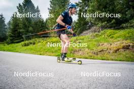 15.06.2024, Lavaze, Italy (ITA): Martin Ponsiluoma (SWE) - Biathlon summer training, Lavaze (ITA). www.nordicfocus.com. © Barbieri/NordicFocus. Every downloaded picture is fee-liable.