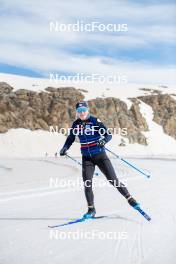 18.06.2024, Tignes, France (FRA): Sophie Chauveau (FRA) - Biathlon summer training, Tignes (FRA). www.nordicfocus.com. © Authamayou/NordicFocus. Every downloaded picture is fee-liable.