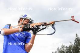 05.09.2024, Lenzerheide, Switzerland (SUI): Sturla Holm Laegreid (NOR) - Biathlon summer training, Lenzerheide (SUI). www.nordicfocus.com. © Manzoni/NordicFocus. Every downloaded picture is fee-liable.