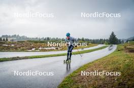 27.09.2024, Lavaze, Italy (ITA): Lukas Hofer (ITA) - Biathlon summer training, Lavaze (ITA). www.nordicfocus.com. © Barbieri/NordicFocus. Every downloaded picture is fee-liable.