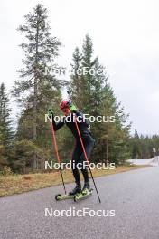 13.10.2024, Ramsau am Dachstein, Austria (AUT): Jeremy Finello (SUI) - Biathlon summer training, Ramsau am Dachstein (AUT). www.nordicfocus.com. © Manzoni/NordicFocus. Every downloaded picture is fee-liable.