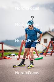 15.06.2024, Lavaze, Italy (ITA): Malte Stefansson (SWE) - Biathlon summer training, Lavaze (ITA). www.nordicfocus.com. © Barbieri/NordicFocus. Every downloaded picture is fee-liable.