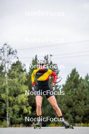 20.09.2024, Font-Romeu, France (FRA): Maya Cloetens (BEL) - Biathlon summer training, Font-Romeu (FRA). www.nordicfocus.com. © Authamayou/NordicFocus. Every downloaded picture is fee-liable.