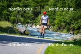 17.07.2024, Martell, Italy (ITA): Lisa Vittozzi (ITA) - Biathlon summer training, Martell (ITA). www.nordicfocus.com. © Barbieri/NordicFocus. Every downloaded picture is fee-liable.