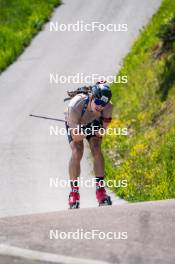 27.06.2024, Lavaze, Italy (ITA): Sturla Holm Laegreid (NOR) - Biathlon summer training, Lavaze (ITA). www.nordicfocus.com. © Barbieri/NordicFocus. Every downloaded picture is fee-liable.